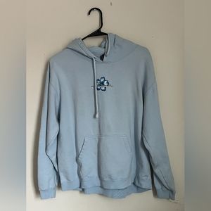 O'Neill blue flower printed hoodie